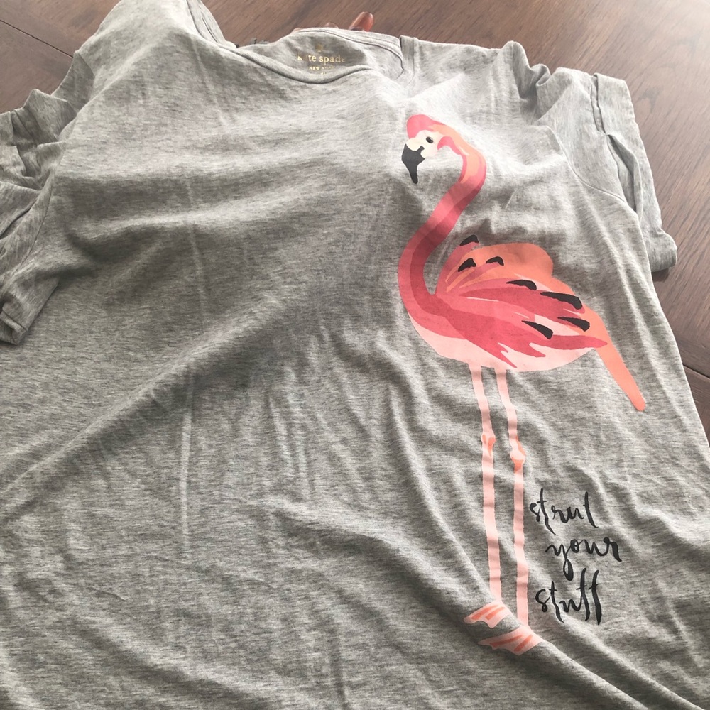 Kate Spade flamingo T-shirt